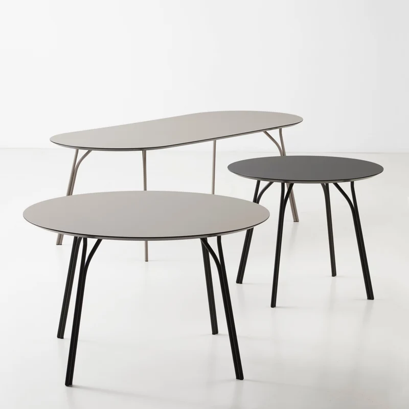 Table à manger noire 220 cm Tree - Woud