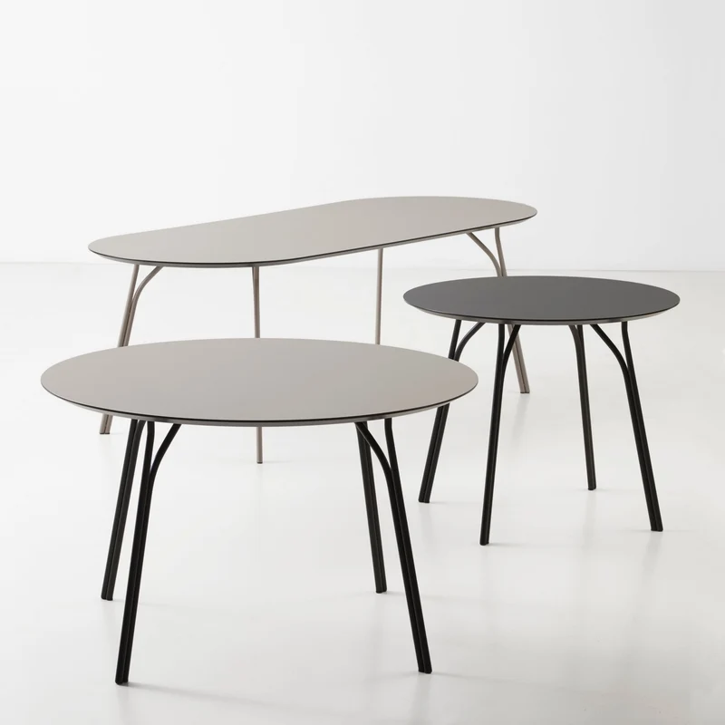 Table à manger taupe 220 cm Tree - Woud