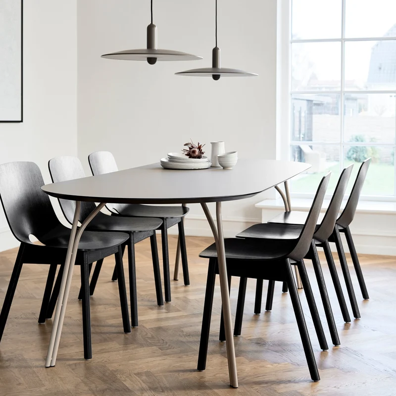 Table à manger taupe 220 cm Tree - Woud