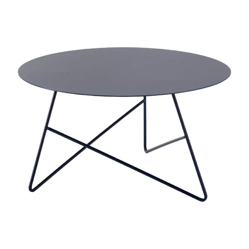 Table basse en métal bleu Ermione 65 - Meme Design