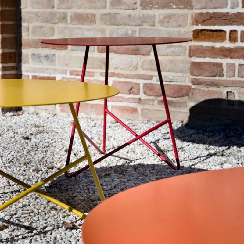 Table basse en métal salvia Ermione 65 - Meme Design