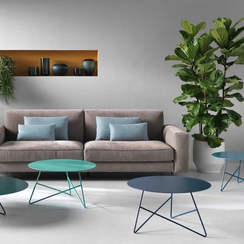 Table basse en métal salvia Ermione 65 - Meme Design