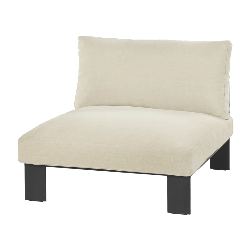 Module de canapé d'extérieur beige en aluminium - Serax