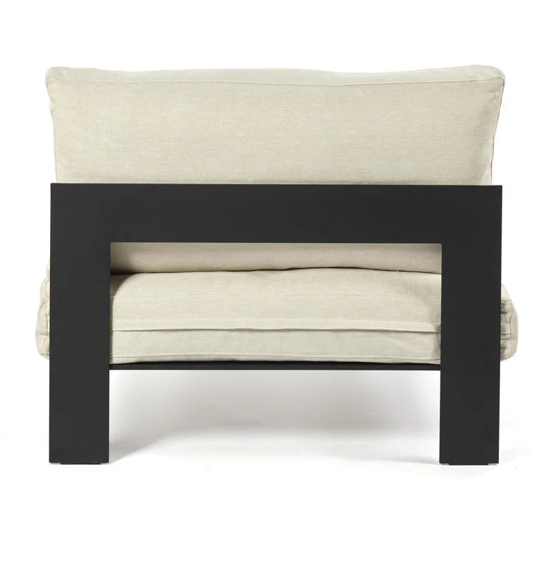 Module de canapé d'extérieur beige en aluminium - Serax