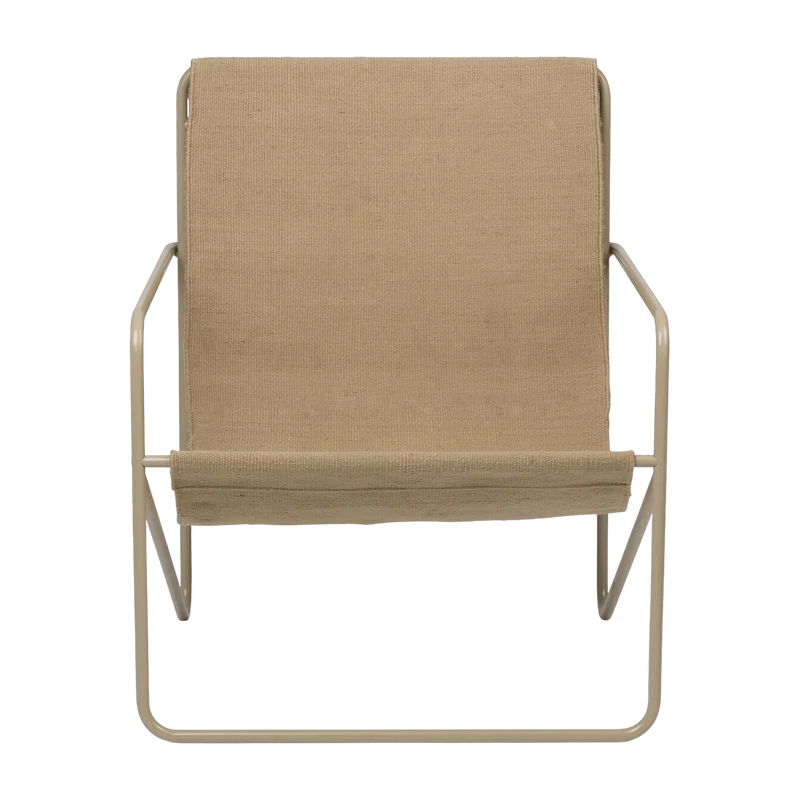 Fauteuil beige en métal beige Desert - Ferm Living
