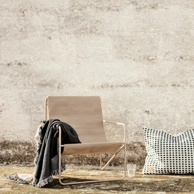 Fauteuil beige en métal beige Desert - Ferm Living