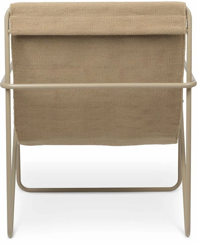 Fauteuil beige en métal beige Desert - Ferm Living