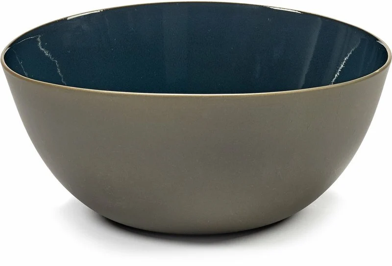 Bol bleu en grès L - Serax