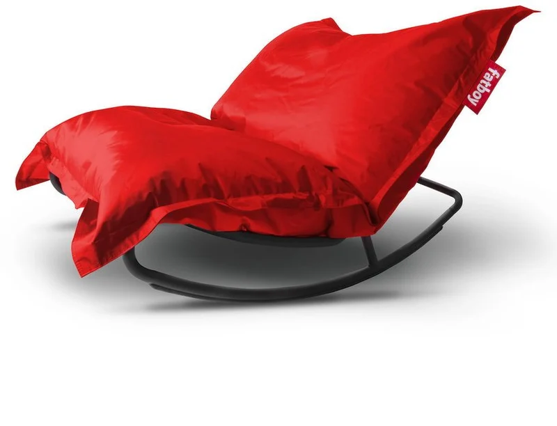 Chaise à bascule pour pouf Original noire Rock'n'Roll - Fatboy