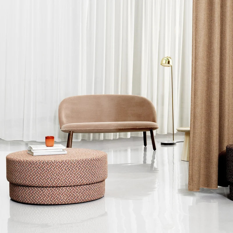 Pouf en tissu rouge Silo large Carnival rouge/Wynwood 13 Wynwood 13 - Normann Copenhagen