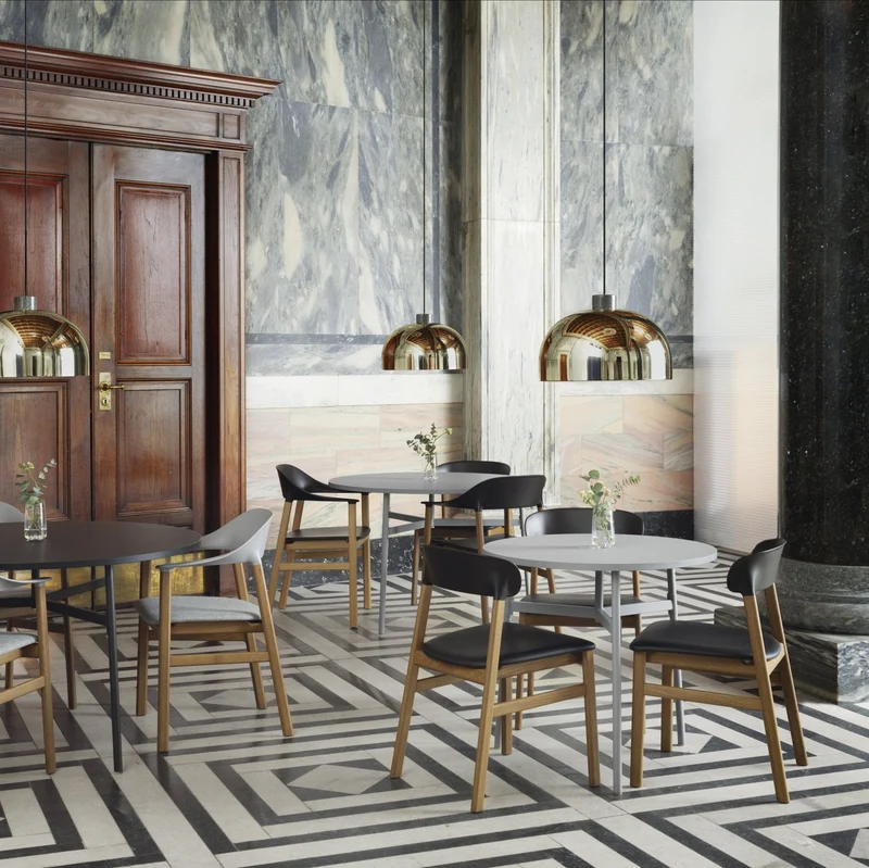 Table d'appoint blanche 80x74,5 Union blanc - Normann Copenhagen
