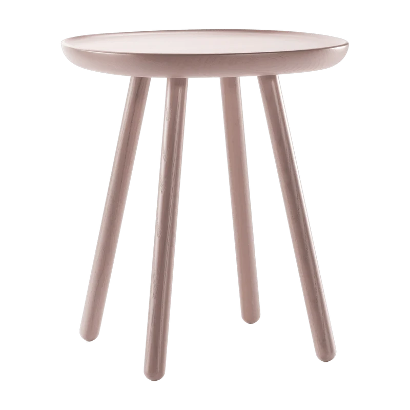 Table d'appoint rose 45 cm Naïve - Emko