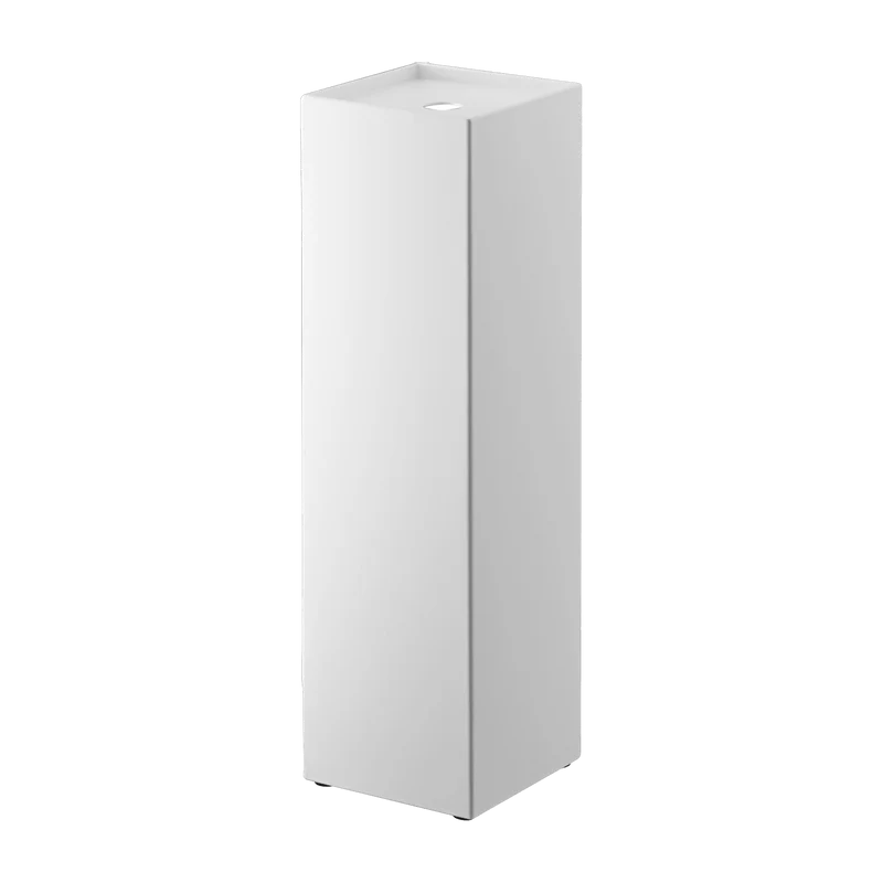 Meuble de rangement minimaliste blanc pour papier toilette - Yamazaki