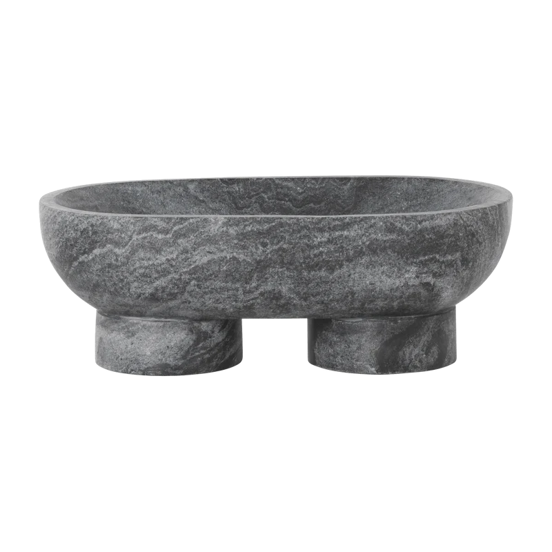 Vide poche en marbre noir Alza - Ferm Living