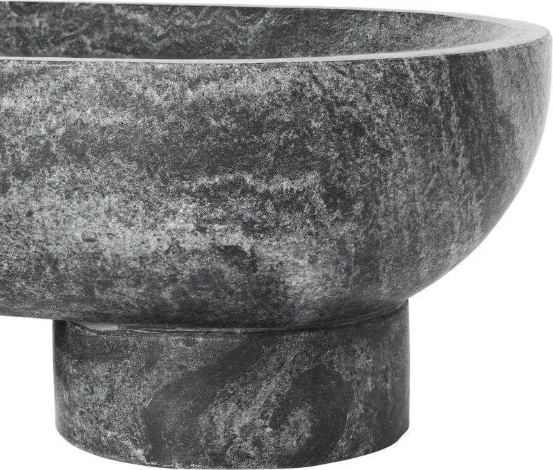 Vide poche en marbre noir Alza - Ferm Living