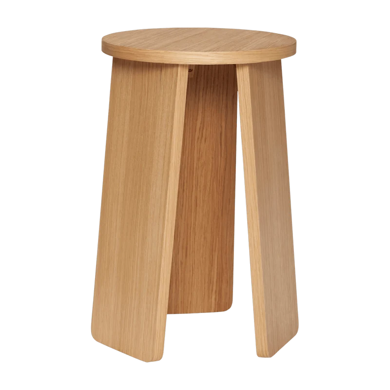 Tabouret en bois de chêne - Hübsch