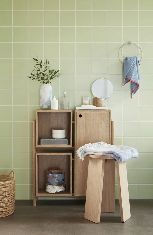 Tabouret en bois de chêne - Hübsch