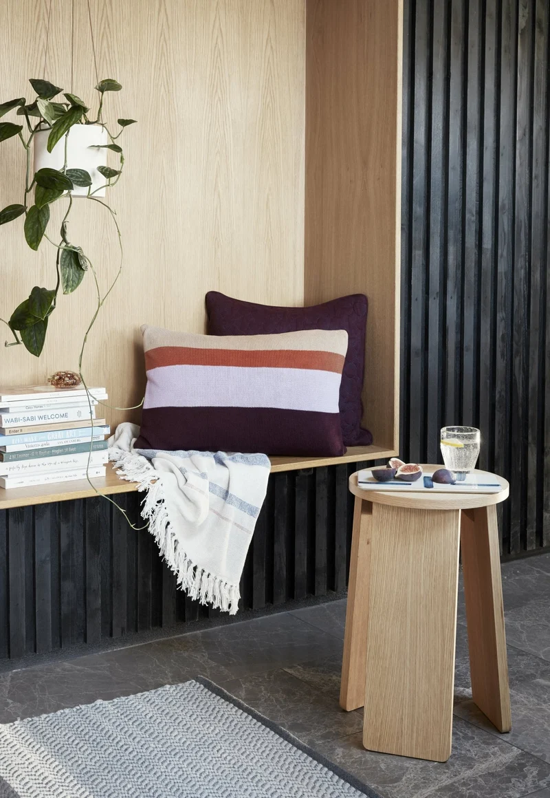 Tabouret en bois de chêne - Hübsch