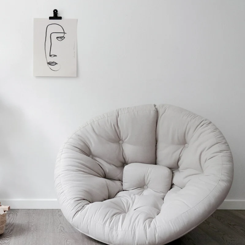 Fauteuil bleu marine Nido - Karup Design