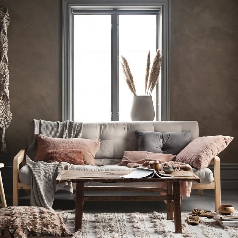 Canapé-lit beige Grab - Karup Design