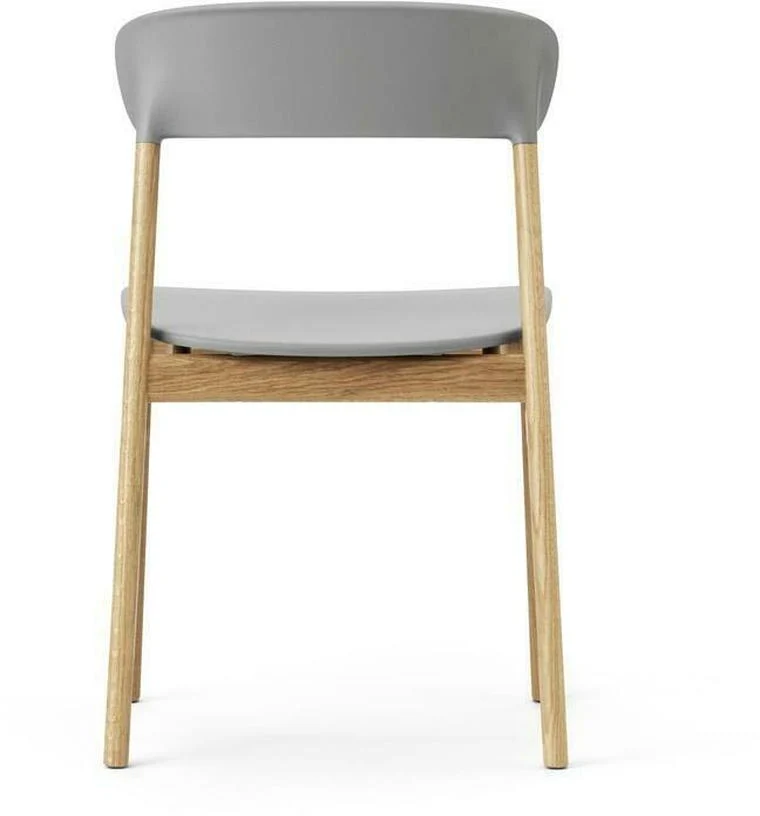 Chaise en chêne et polypropylène gris Herit Grey - Normann Copenhagen