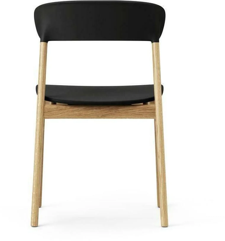 Chaise en chêne et polypropylène noir Herit noir - Normann Copenhagen