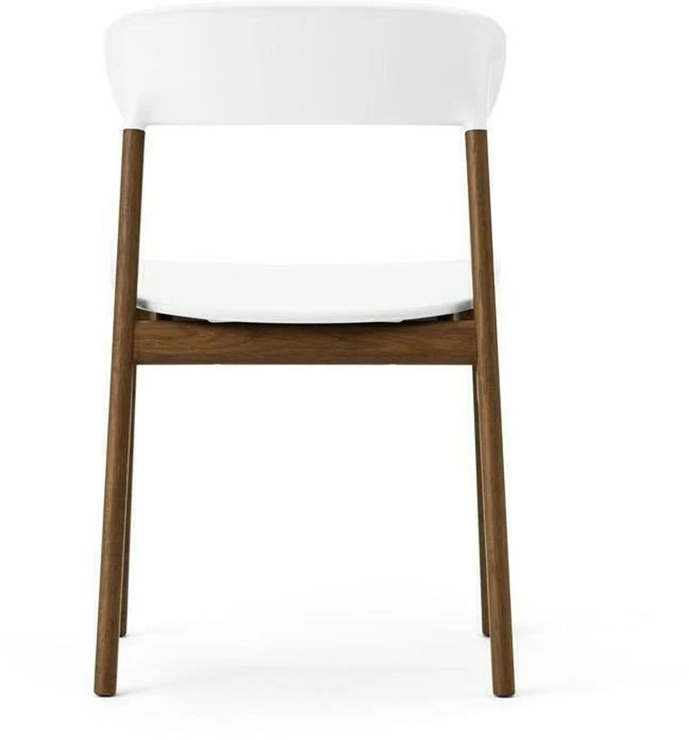 Chaise en chêne teinté et polypropylène blanc Herit blanc - Normann Copenhagen