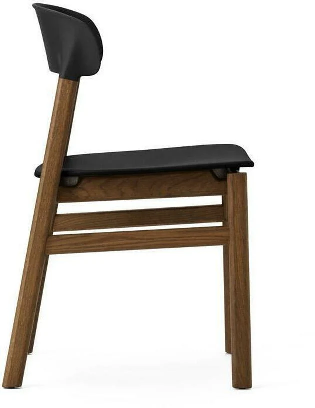 Chaise en chêne teinté et polypropylène noir Herit noir - Normann Copenhagen