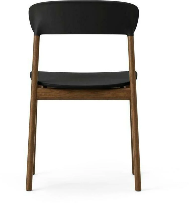 Chaise en chêne teinté et polypropylène noir Herit noir - Normann Copenhagen