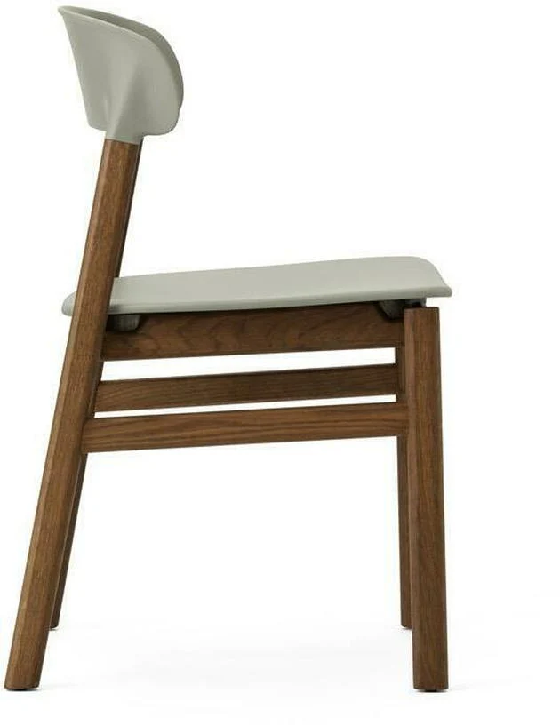 Chaise en chêne teinté et polypropylène vert Herit Dusty vert - Normann Copenhagen