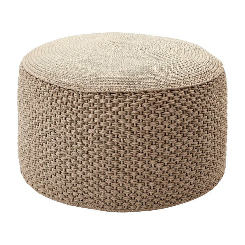 Pouf taupe Berenice - Meme Design