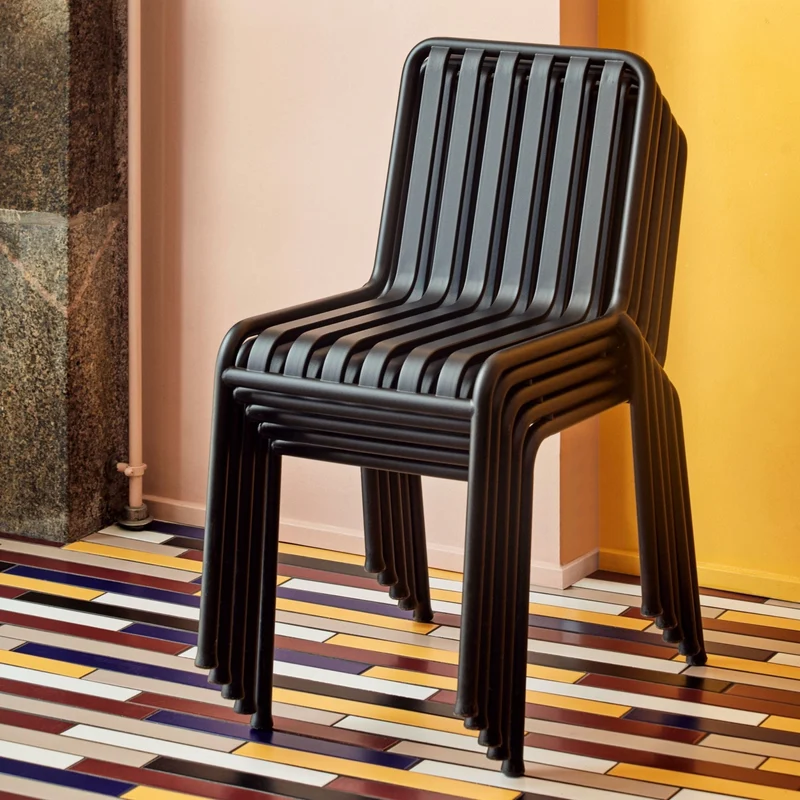 Chaise de jardin en métal gris Palissade - HAY