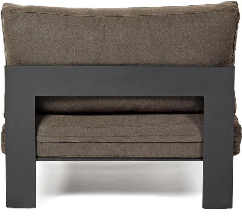 Module de canapé d'extérieur marron en aluminium - Serax