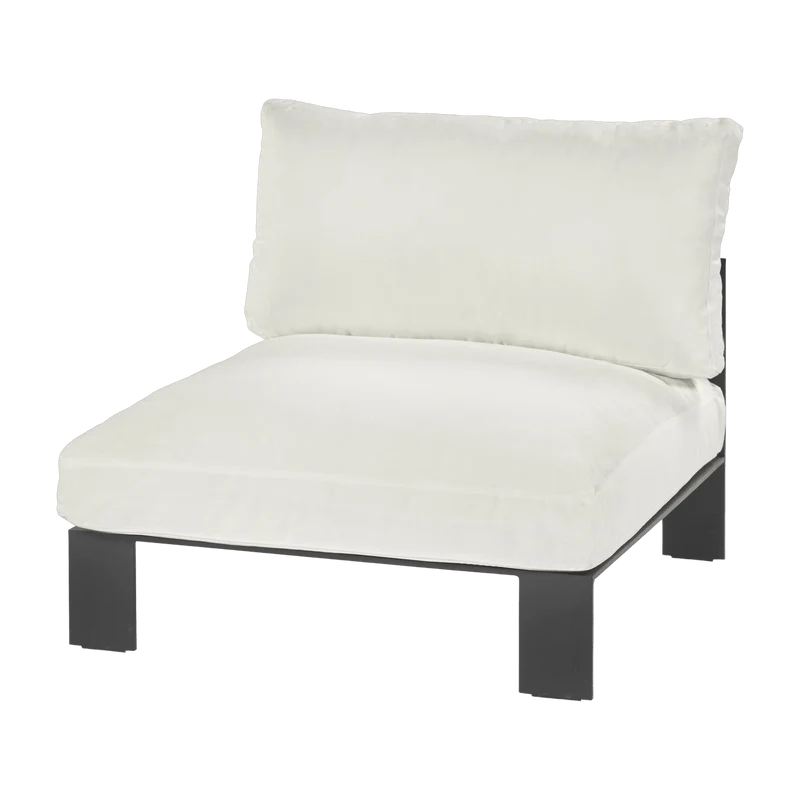 Module de canapé d'extérieur blanc en aluminium - Serax