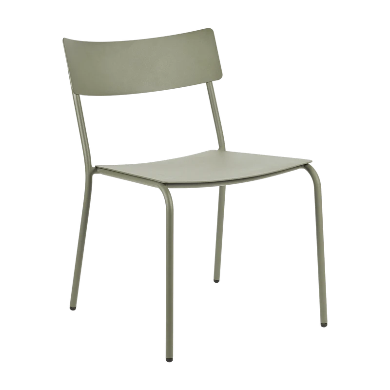Chaise en aluminium verte August - Serax