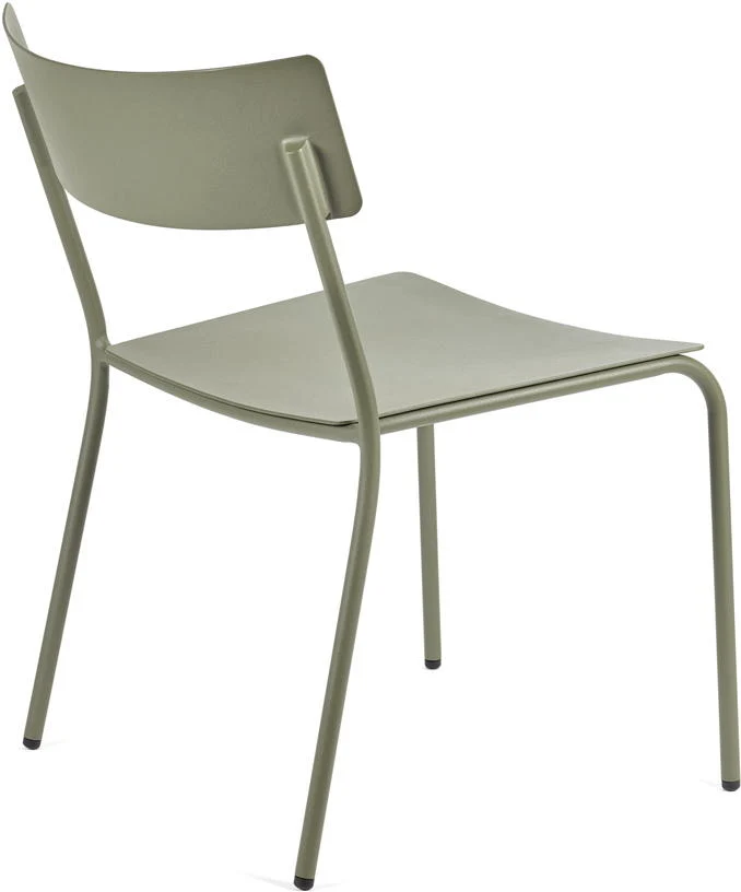 Chaise en aluminium verte August - Serax