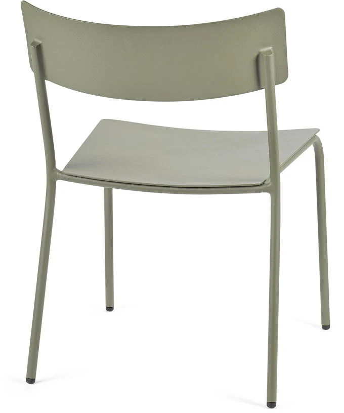 Chaise en aluminium verte August - Serax