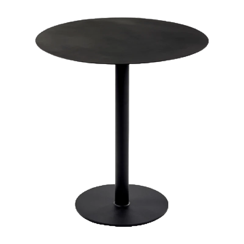 Table de Bistrot noire ronde 70 cm - Serax