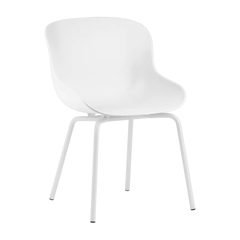 Chaise en acier peint et pp blanc Hyg - Normann Copenhagen