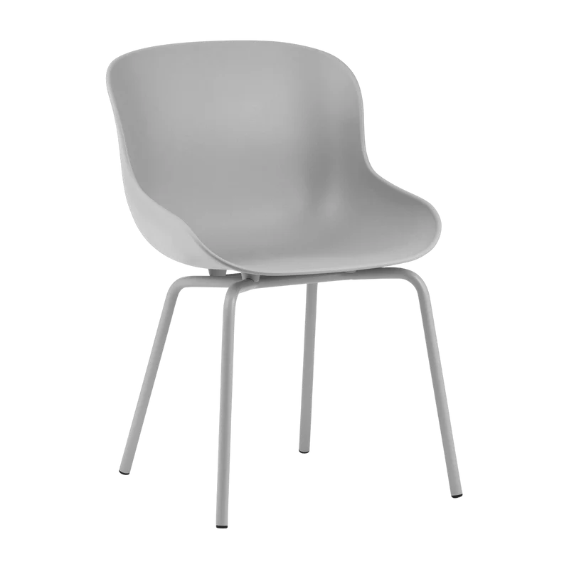Chaise en acier peint et pp gris Hyg - Normann Copenhagen