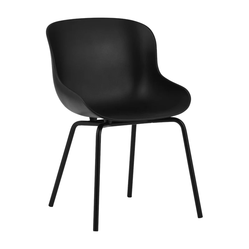 Chaise en acier peint et pp noir Hyg - Normann Copenhagen