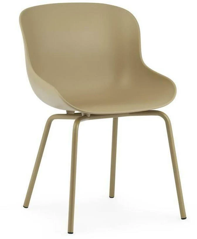 Chaise en acier peint et pp sable Hyg - Normann Copenhagen