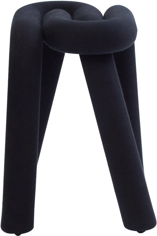 Tabouret noir Bold - Moustache