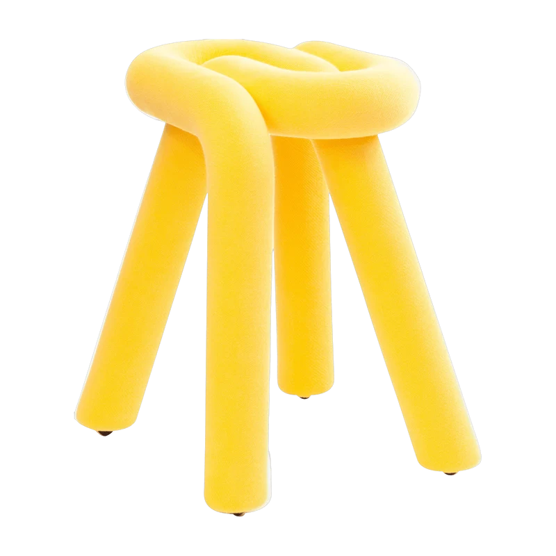 Tabouret jaune Bold - Moustache