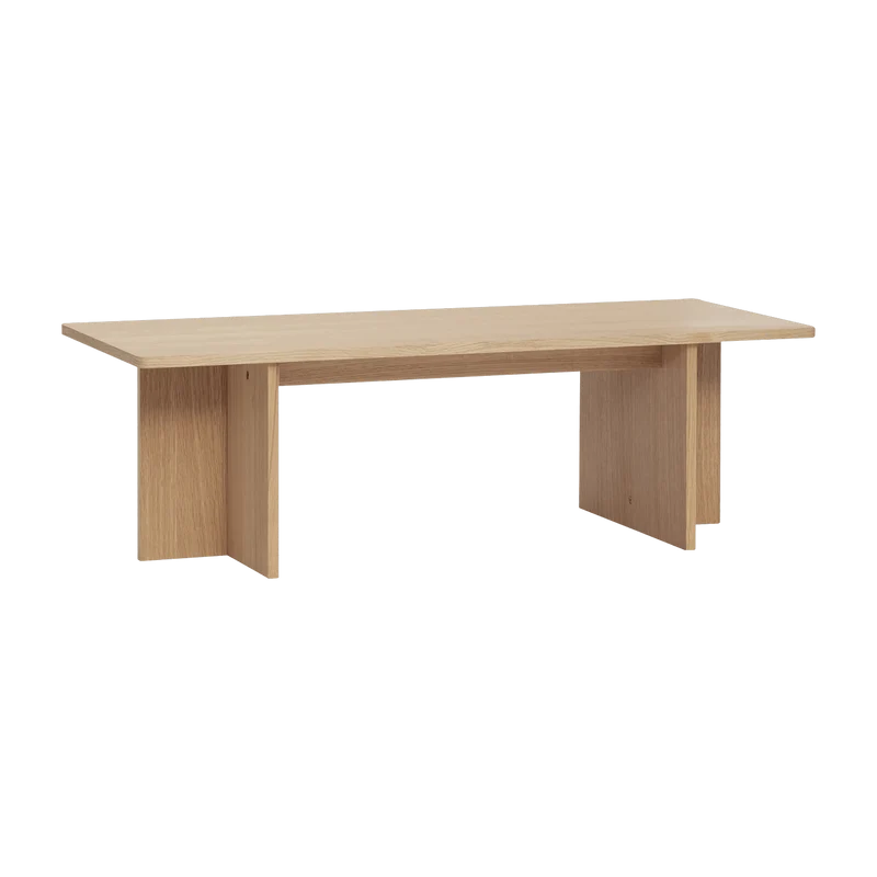 Table basse rectangulaire en chêne naturel - Hübsch