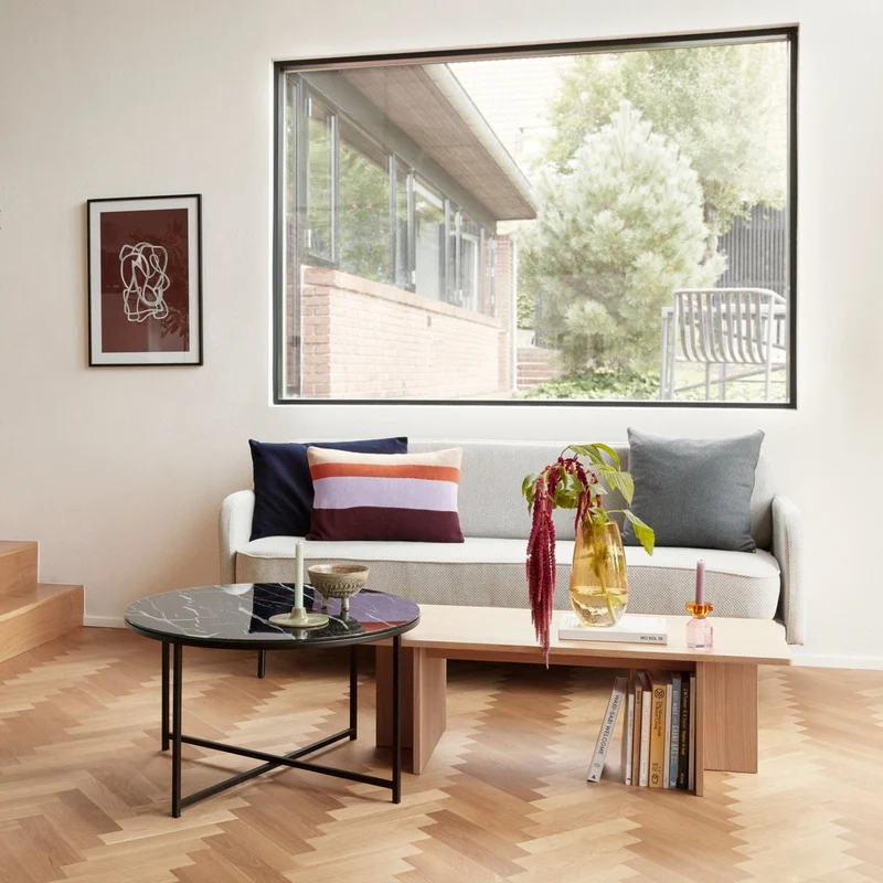 Table basse rectangulaire en chêne naturel - Hübsch