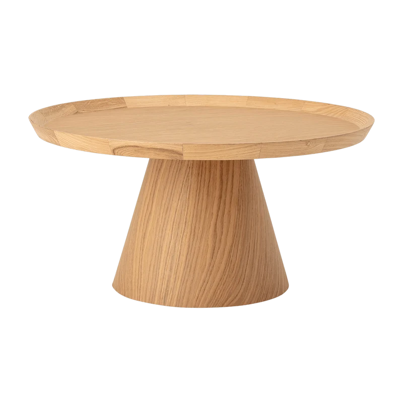 Table basse ronde en chêne naturel 74x37cm Luana - Bloomingville