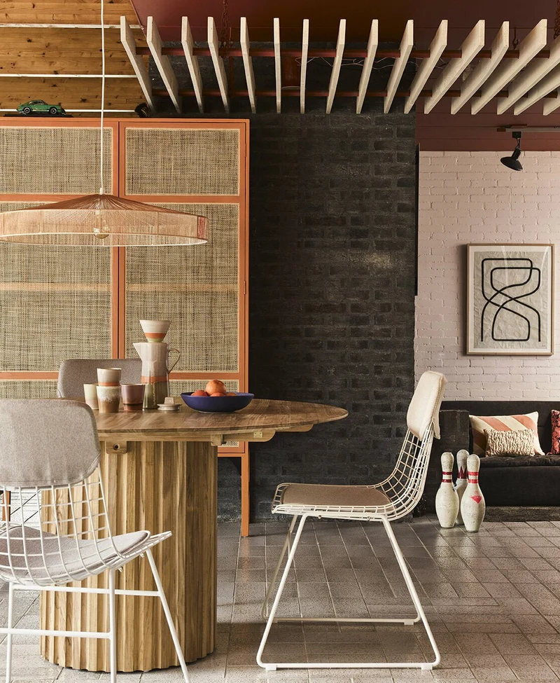 Coussins écrus pour chaise Wire - HKliving