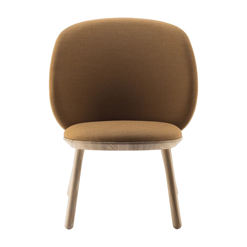Fauteuil en tissu jaune Naïve - EMKO