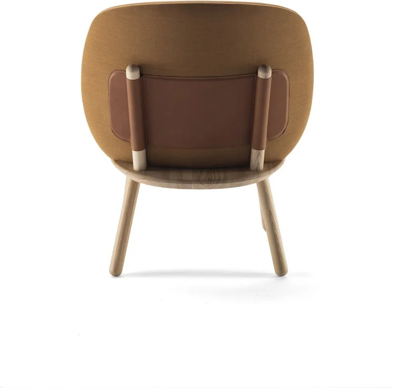 Fauteuil en tissu jaune Naïve - EMKO